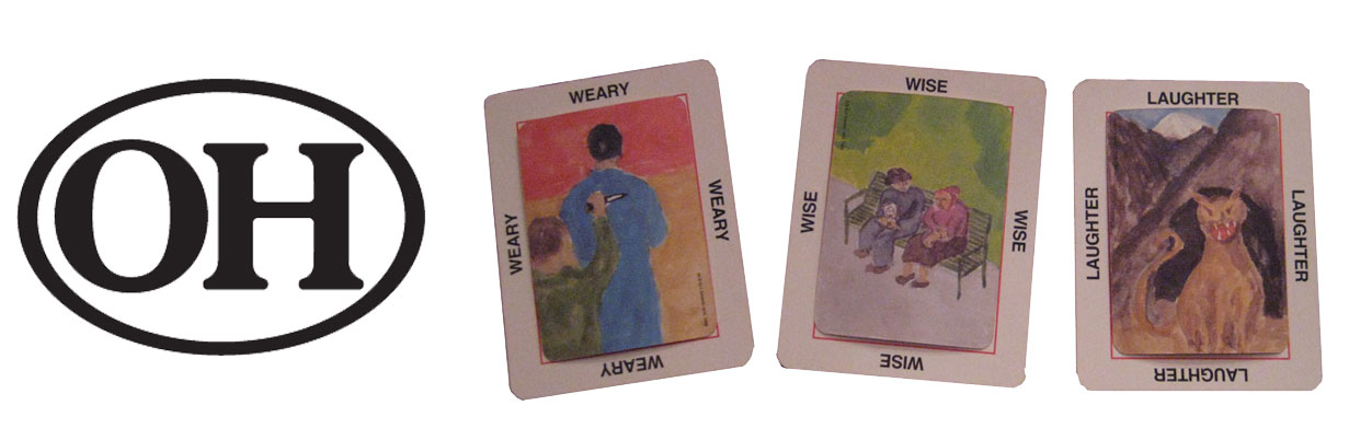 OH logo and three Original OH Cards